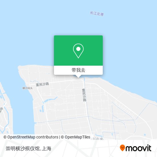 崇明横沙殡仪馆地图