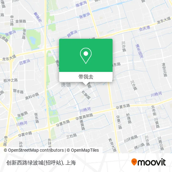 创新西路绿波城(招呼站)地图