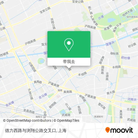 德力西路与浏翔公路交叉口地图