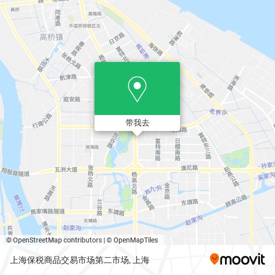 上海保税商品交易市场第二市场地图