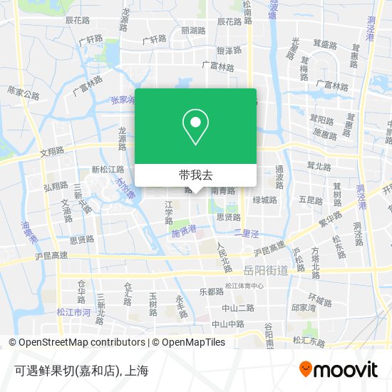 可遇鲜果切(嘉和店)地图