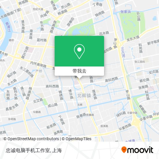 忠诚电脑手机工作室地图