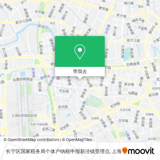 长宁区国家税务局个体户纳税申报新泾镇受理点地图