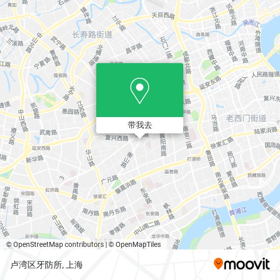 卢湾区牙防所地图