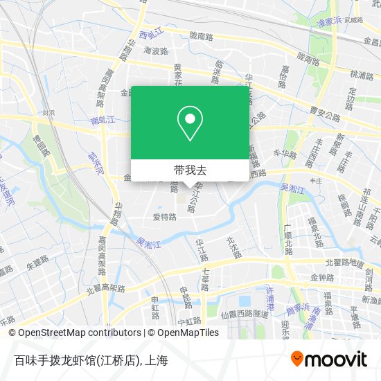 百味手拨龙虾馆(江桥店)地图