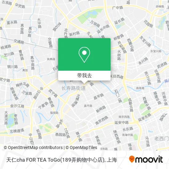 天仁cha FOR TEA ToGo(189弄购物中心店)地图