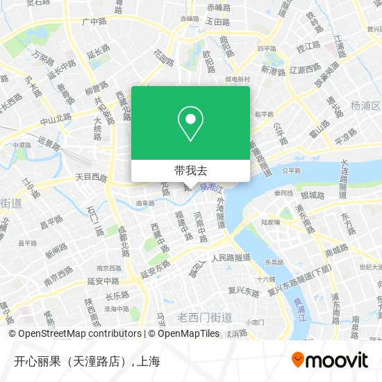 开心丽果（天潼路店）地图