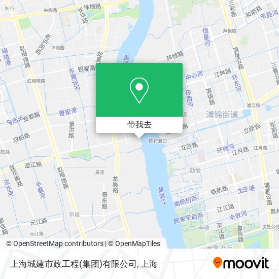 上海城建市政工程(集团)有限公司地图