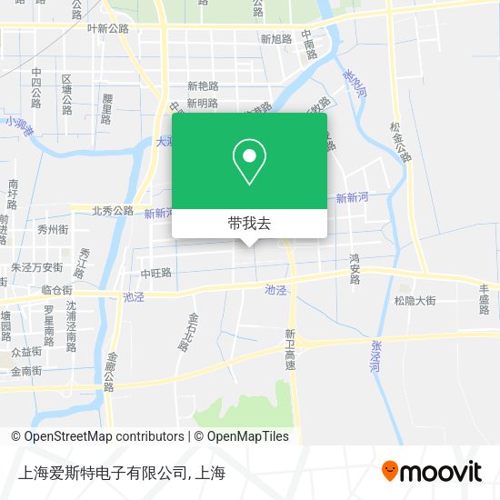 上海爱斯特电子有限公司地图