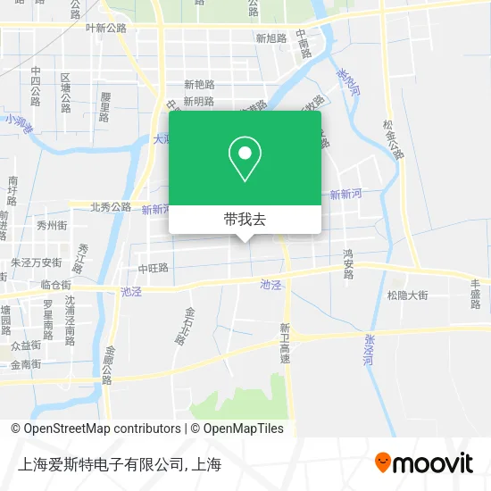 上海爱斯特电子有限公司地图