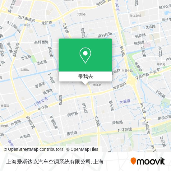 上海爱斯达克汽车空调系统有限公司地图
