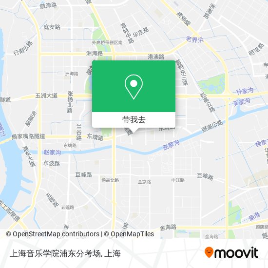 上海音乐学院浦东分考场地图