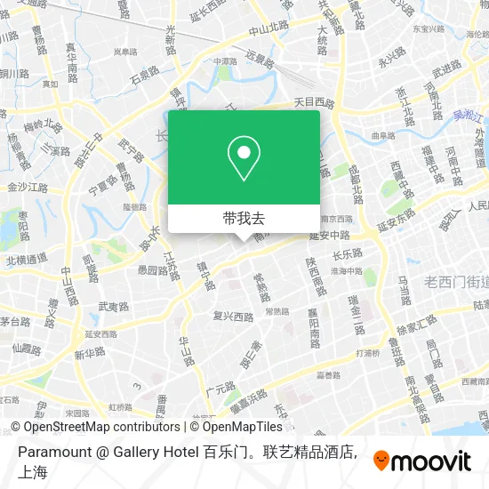 Paramount @ Gallery Hotel 百乐门。联艺精品酒店地图
