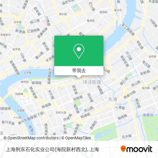 上海荆东石化实业公司(海院新村西北)地图