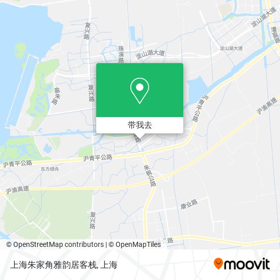 上海朱家角雅韵居客栈地图