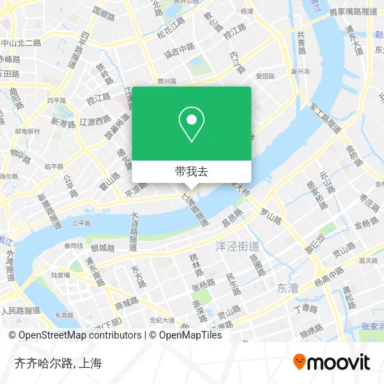齐齐哈尔路地图