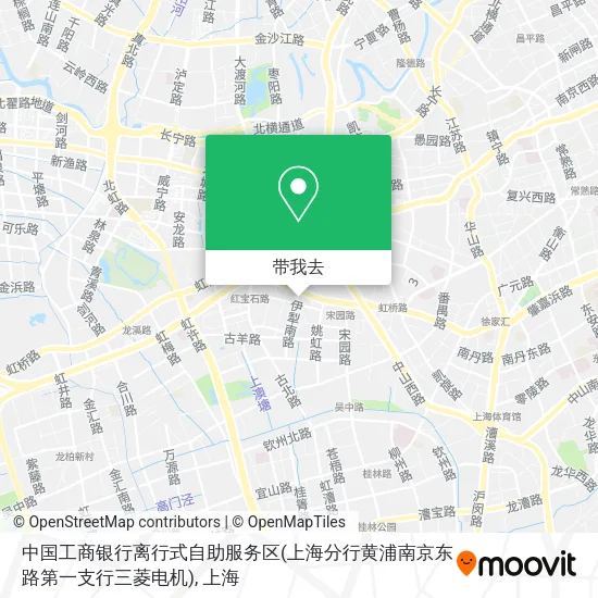 中国工商银行离行式自助服务区(上海分行黄浦南京东路第一支行三菱电机)地图