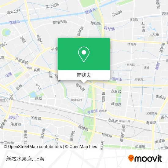 新杰水果店地图