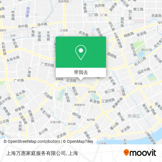 上海万惠家庭服务有限公司地图