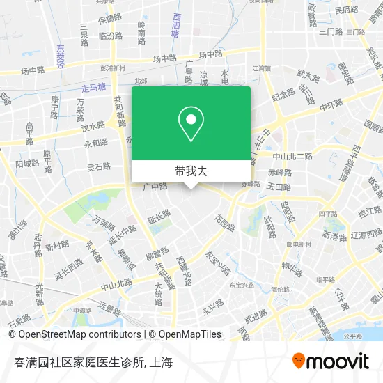 春满园社区家庭医生诊所地图