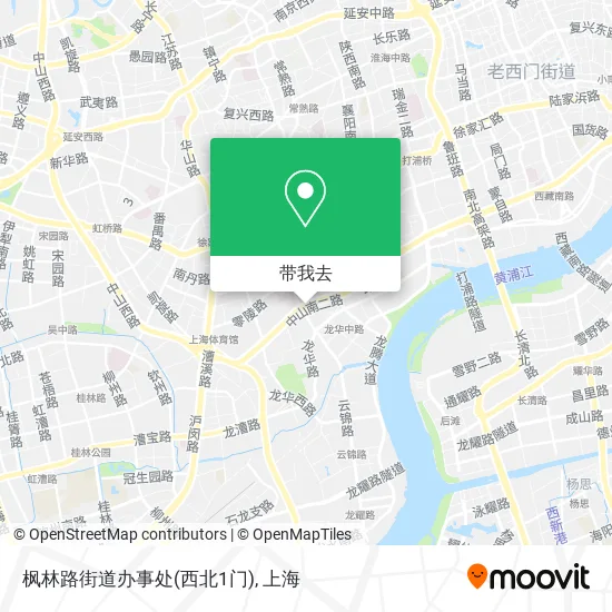 枫林路街道办事处(西北1门)地图