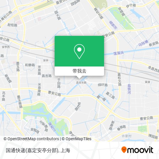 国通快递(嘉定安亭分部)地图
