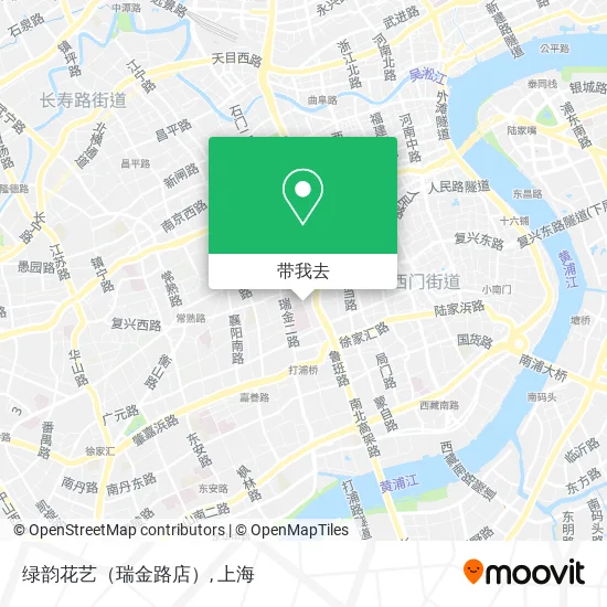 绿韵花艺（瑞金路店）地图