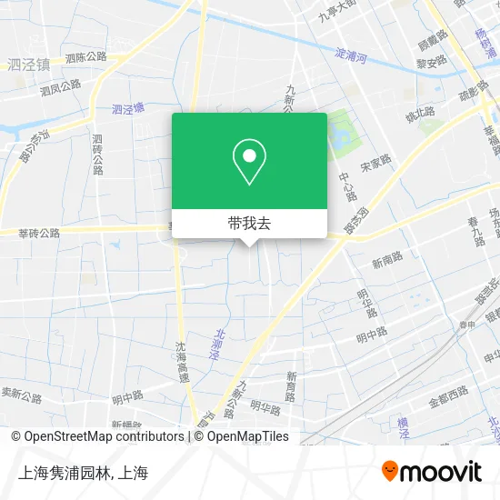 上海隽浦园林地图