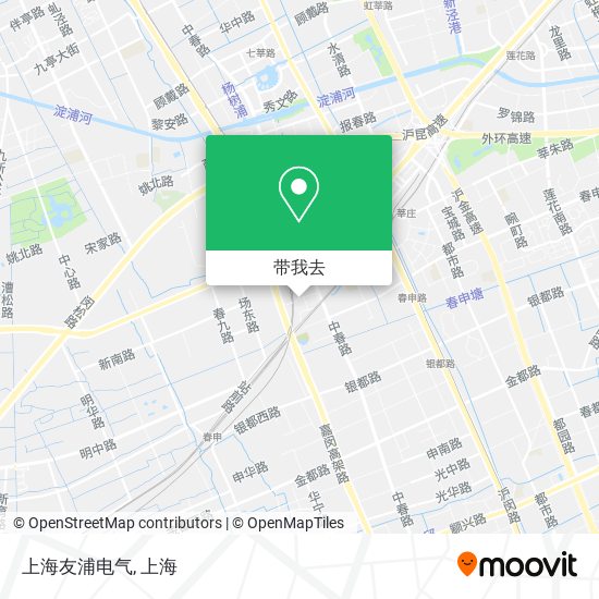 上海友浦电气地图