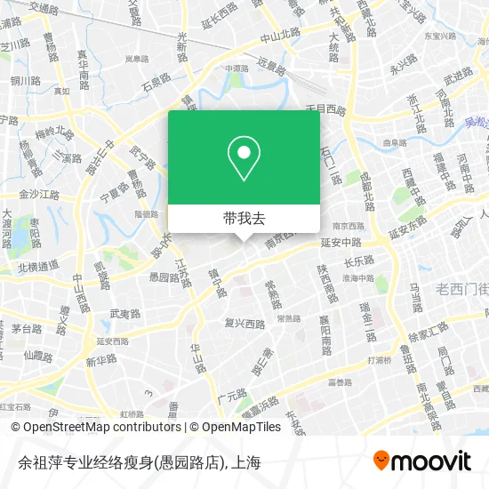 余祖萍专业经络瘦身(愚园路店)地图