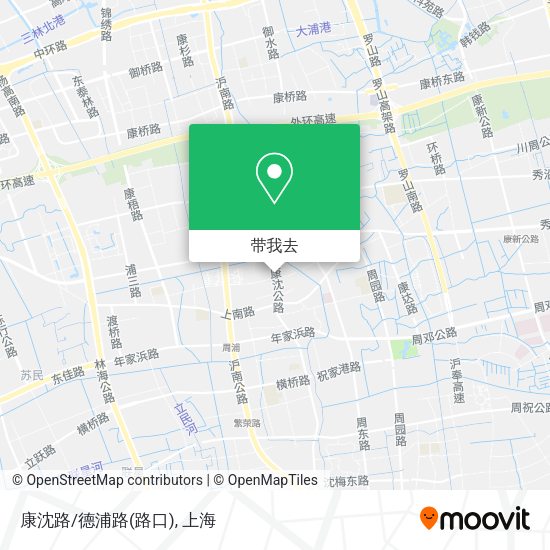 康沈路/德浦路(路口)地图