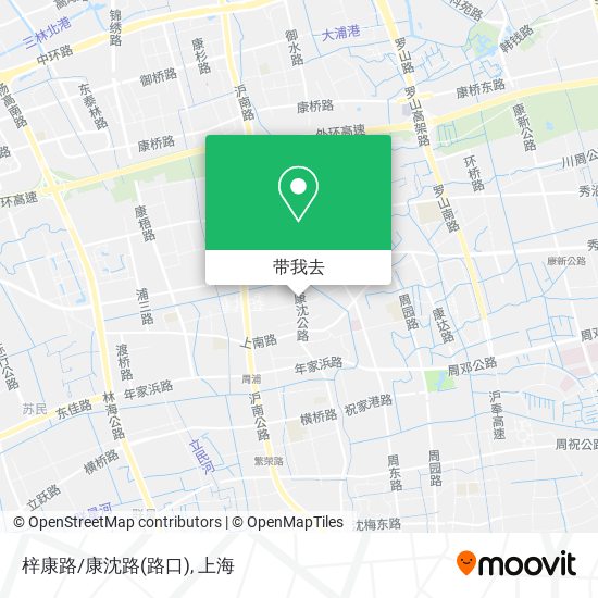 梓康路/康沈路(路口)地图