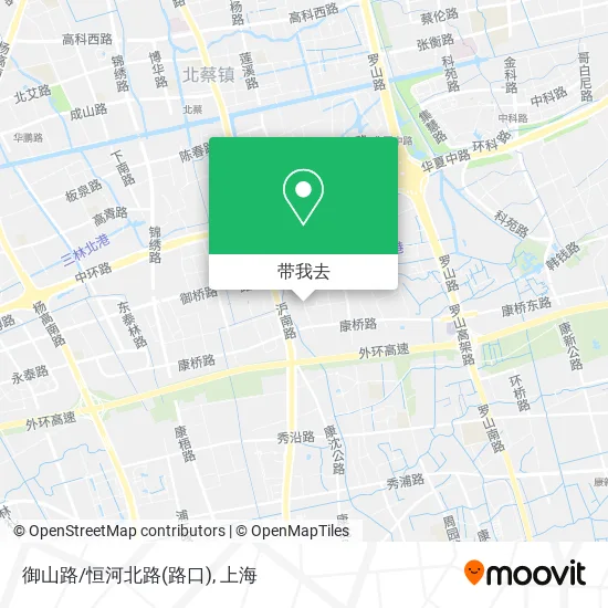 御山路/恒河北路(路口)地图