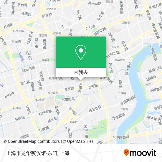 上海市龙华殡仪馆-东门地图
