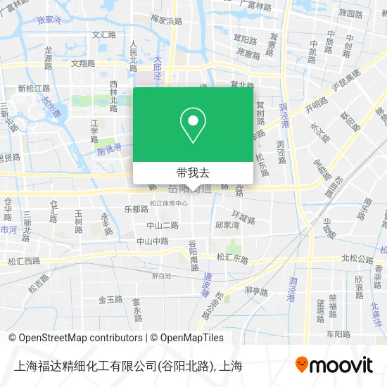 上海福达精细化工有限公司(谷阳北路)地图