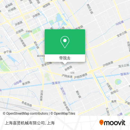 上海嘉贤机械有限公司地图