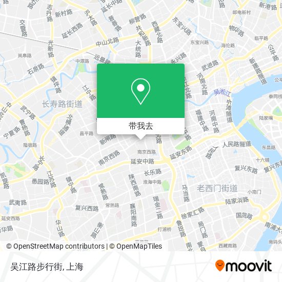 吴江路步行街地图