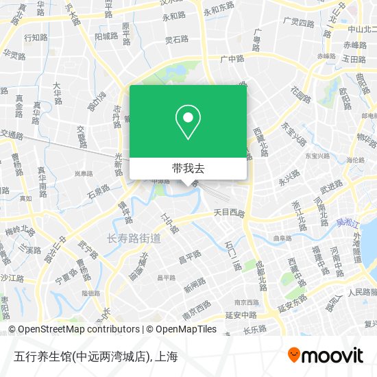 五行养生馆(中远两湾城店)地图