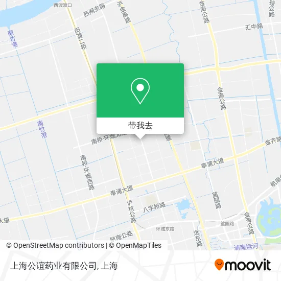 上海公谊药业有限公司地图