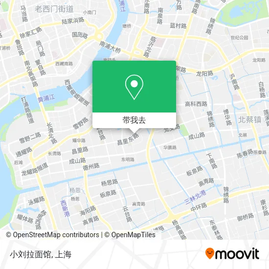 小刘拉面馆地图