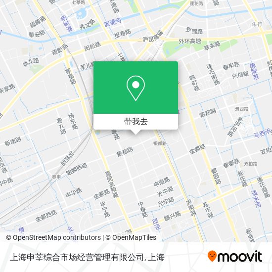 上海申莘综合市场经营管理有限公司地图