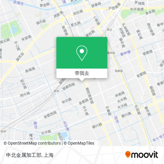 申北金属加工部地图