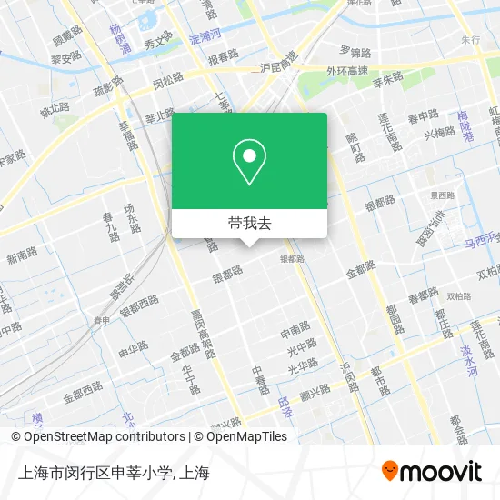 上海市闵行区申莘小学地图