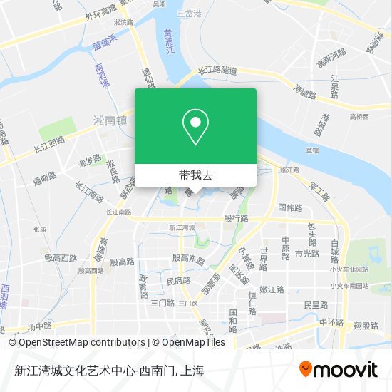 新江湾城文化艺术中心-西南门地图