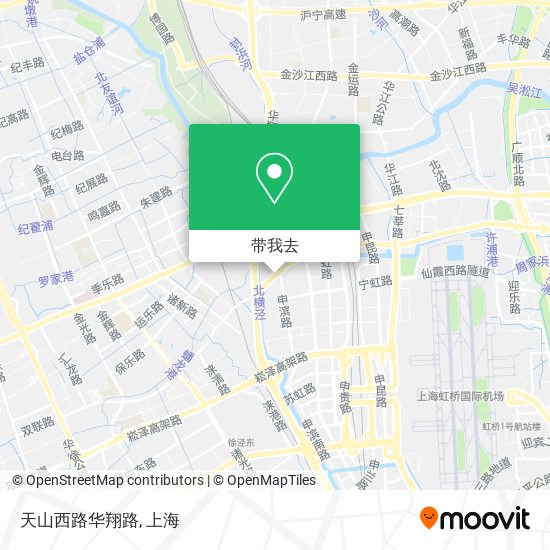 天山西路华翔路地图