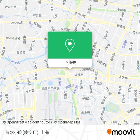 首尔小吃(凌空店)地图
