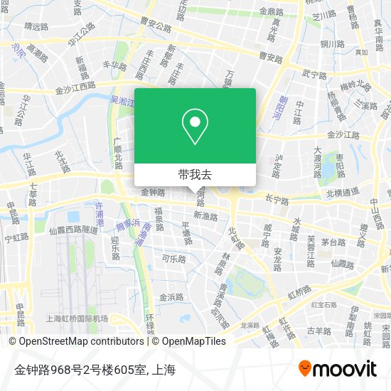 金钟路968号2号楼605室地图