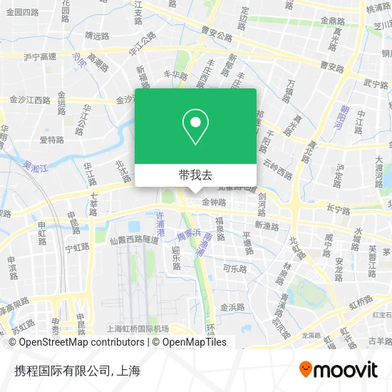 携程国际有限公司地图