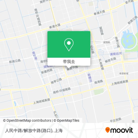 人民中路/解放中路(路口)地图