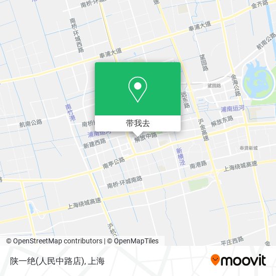 陕一绝(人民中路店)地图